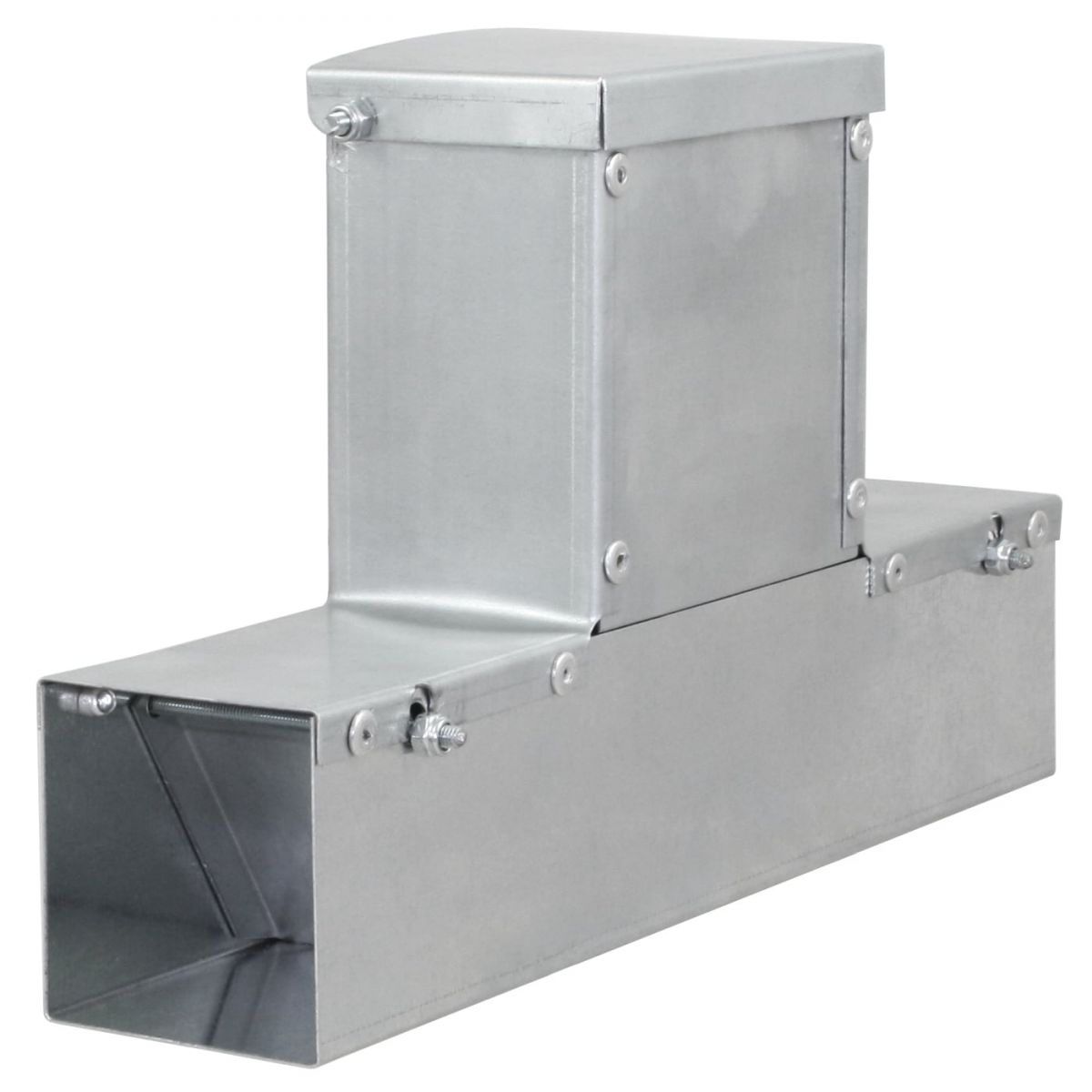 2x Maulwurffalle 27cm, verzinkt, Lebendfalle für Maulwürfe und