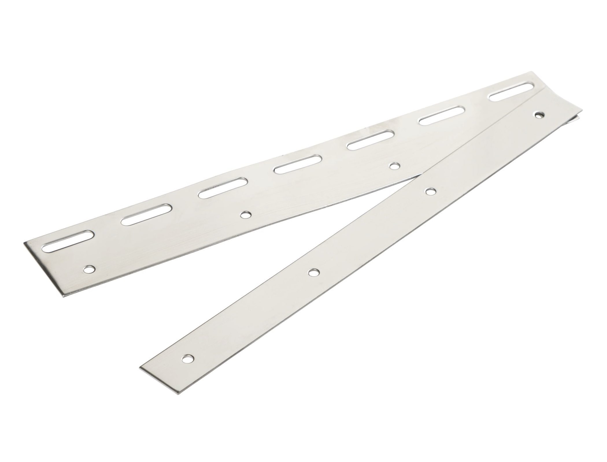 Niro-Befestigungsbleche 30 cm für PVC Streifenvorhang 