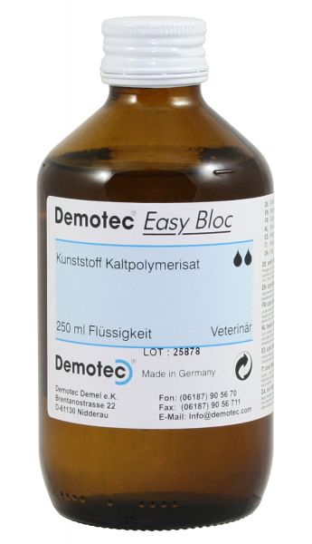 Demotec® Easy Bloc, Flüssigkeit 250ml, für das innovative System zur Klauenbehandlung bei Rindern