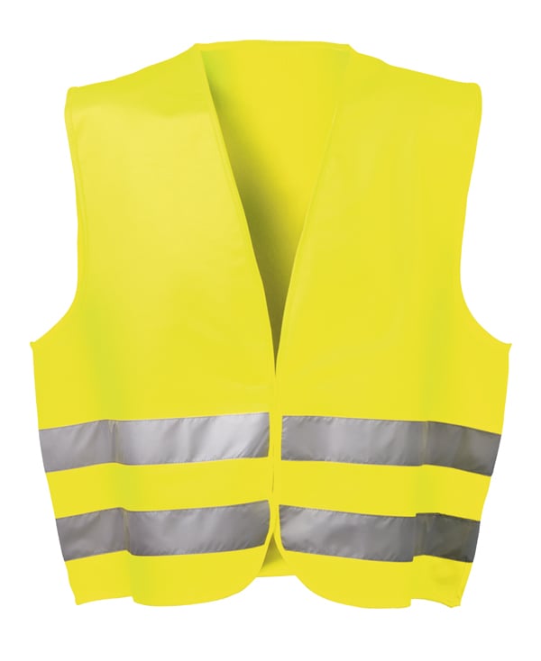 2x Sicherheitswarnweste Warnweste Sicherheitsweste gelb Weste KFZ Auto PKW